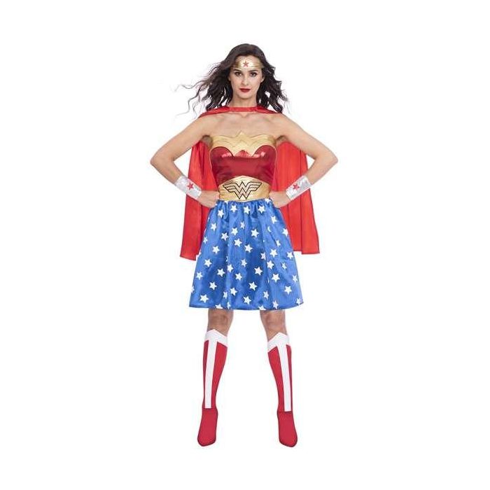 W.B. Disfraz de Wonder Woman para Adulto Talla XL (42/44) Multicolor 1 W.B. Disfraz de Wonder Woman para Adulto Talla XL (42/44) Multicolor 1