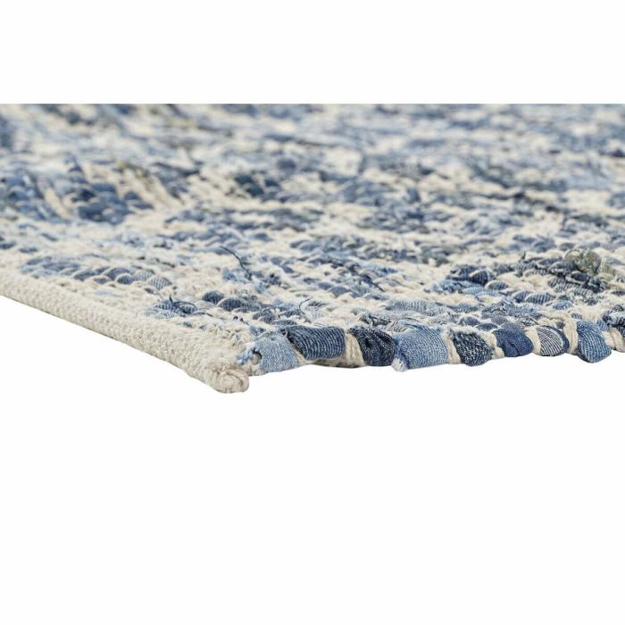 Alfombra DKD Home Decor Azul Blanco (120 x 180 x 1 cm) 2