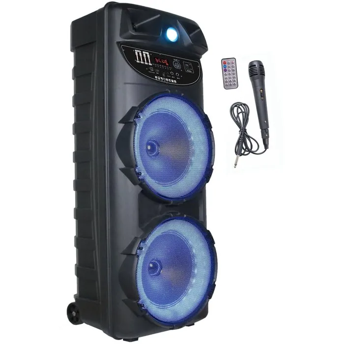Inovalley MS02-XXL-N Altavoz Karaoke con Luz Bluetooth 5.0 1000W 1 Inovalley MS02-XXL-N Altavoz Karaoke con Luz Bluetooth 5.0 1000W 1