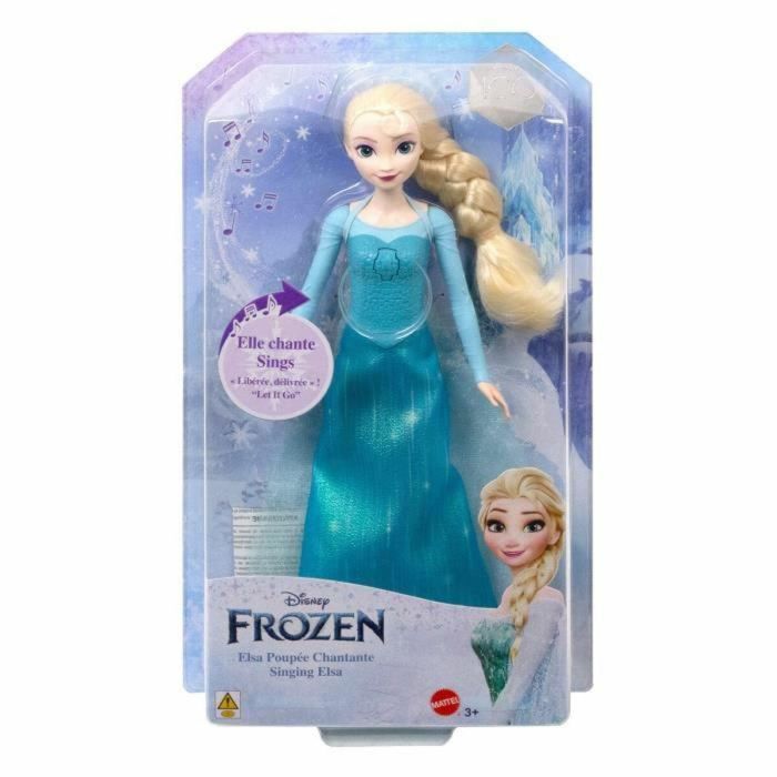 Princesa de Disney - Snow Queen - Singing Elsa Elsa - Mannequins Dolls - 3 años y + + 5