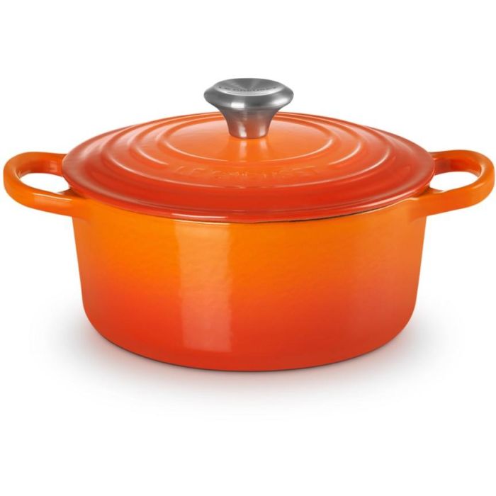 Le Creuset Bräter Redondo Signature 18 cm Ofenrot
