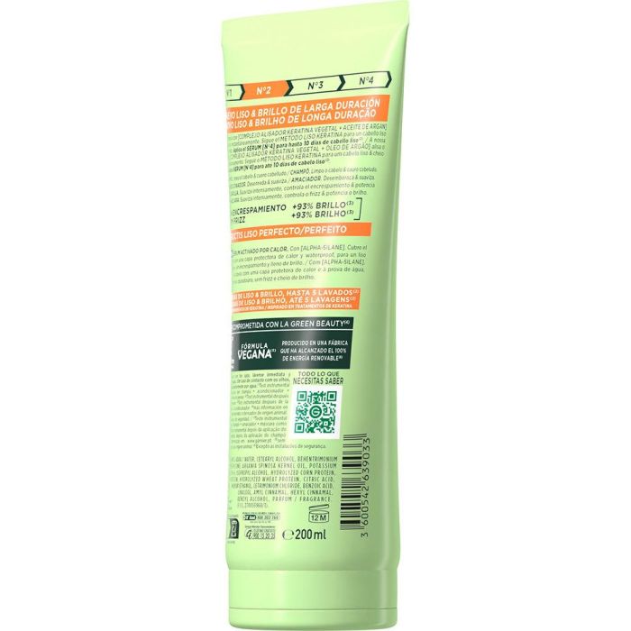 Garnier Fructis Liso Keratina Nº2 Acondicionador 200 ml | Cabello Liso Hasta 4 Días 2 Garnier Fructis Liso Keratina Nº2 Acondicionador 200 ml | Cabello Liso Hasta 4 Días 2