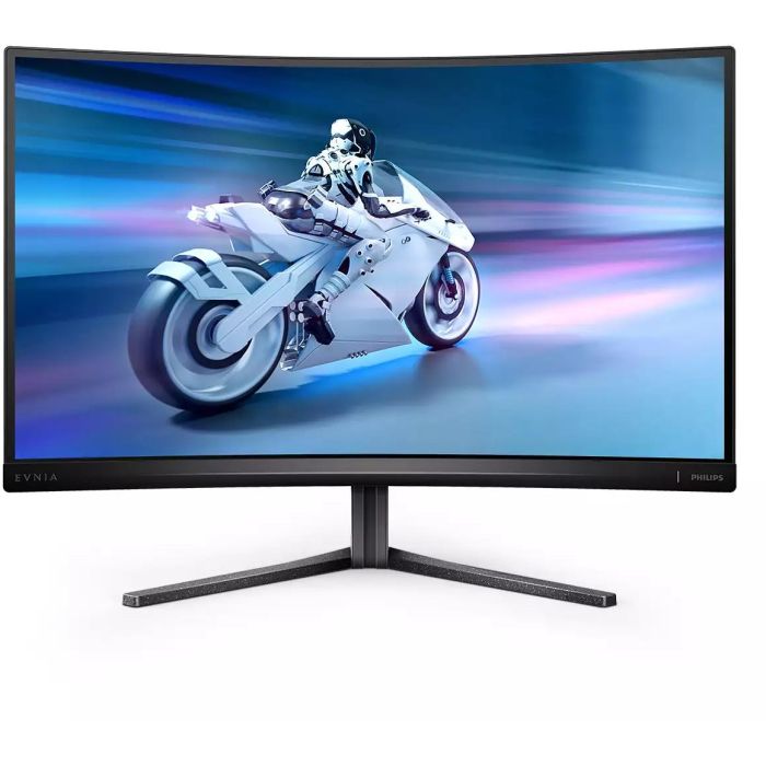 Philips 27M2C5200W Monitor 27" QHD 1440p 165Hz 1ms VA Curvo 1500R 2xHDMI 2xDP 8