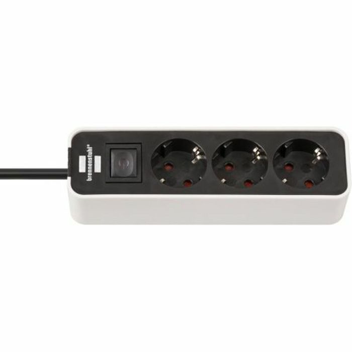 Regleta Enchufes 3 Tomas con Interruptor Brennenstuhl Ecolor 3600 W (1,5 m) 0 Regleta Enchufes 3 Tomas con Interruptor Brennenstuhl Ecolor 3600 W (1,5 m) 0