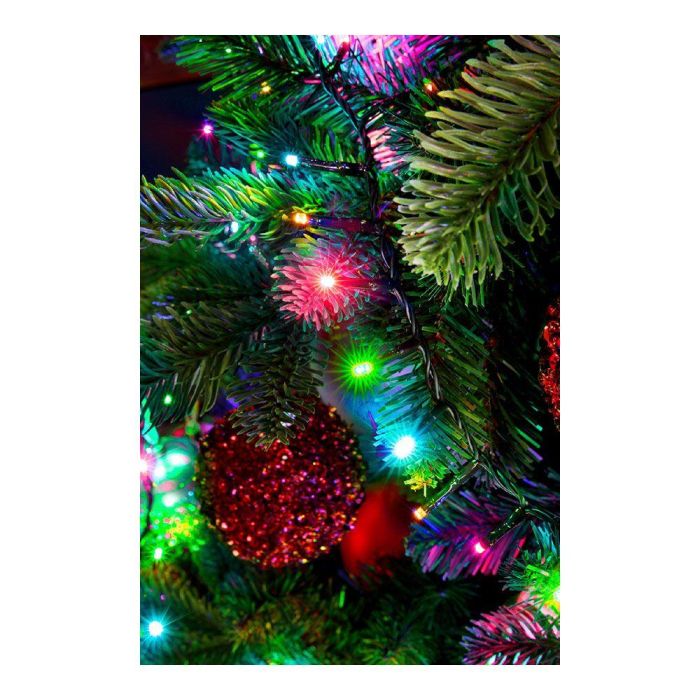 Guirnalda LED Compact 500 Leds Parpadeante Multicolor Pastel 16 m IP44 Cable Verde