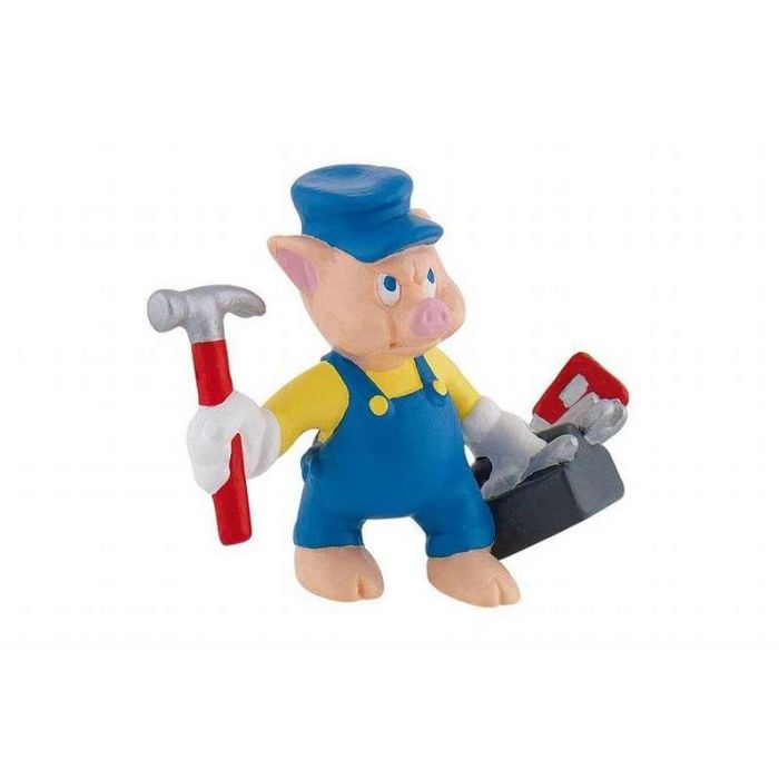 Figura cerdito con martillo 7 cm 2 Figura cerdito con martillo 7 cm 2