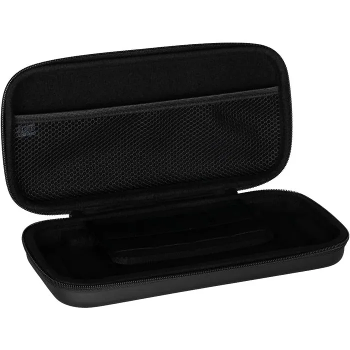 Konix AABUX57743 Funda Protectora para Nintendo Switch 2, Temática Naruto Shippuden con Almacenamiento de Accesorios, Negro y Naranja