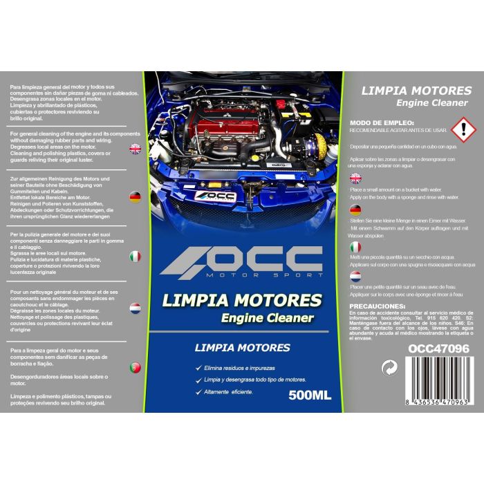 Limpiador para Motor OCC Motorsport OCC47096 (500 ml) 1 Limpiador para Motor OCC Motorsport OCC47096 (500 ml) 1