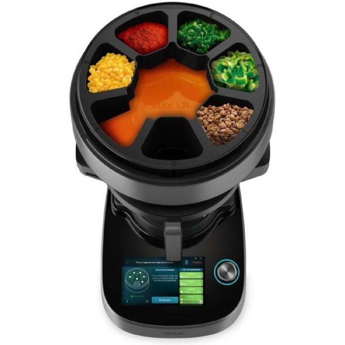 Cecotec Robot de Cocina Mambo CooKing Victory con Autodispensador de Alimentos, 45 Funciones, 1700W, 4.5L, App, Autolimpieza Negro 1 Cecotec Robot de Cocina Mambo CooKing Victory con Autodispensador de Alimentos, 45 Funciones, 1700W, 4.5L, App, Autolimpieza Negro 1