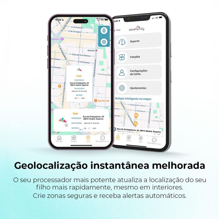 Smartwatch SaveFamily Negro