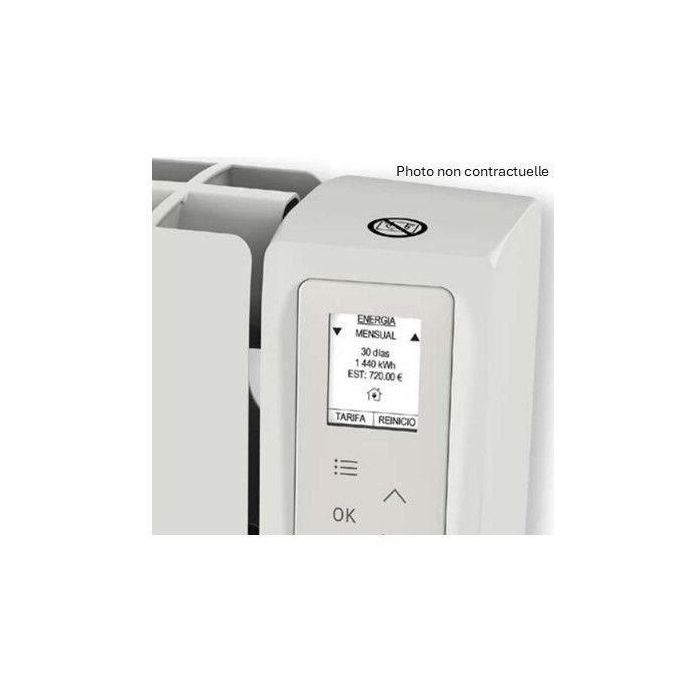 Ferroli FER8430709516069 Radiador Eléctrico Fluido Caloportador 1000 W Neo Conectado Horizontal Blanco 2