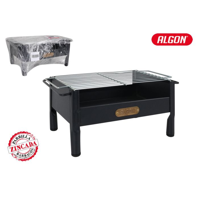 Algon Bbq Barbacoa de Sobremesa de Hierro Artesanal 33 x 23 x 19,5 cm Algon Bbq Barbacoa de Sobremesa de Hierro Artesanal 33 x 23 x 19,5 cm
