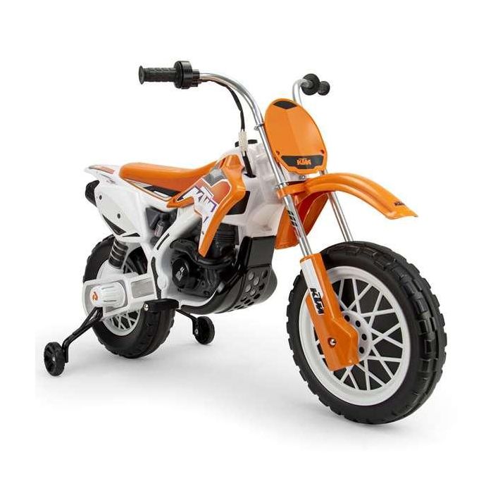 Moto bateria cross ktm sx 12v con banda de goma en rueda trasera 116x58,5x80 cm