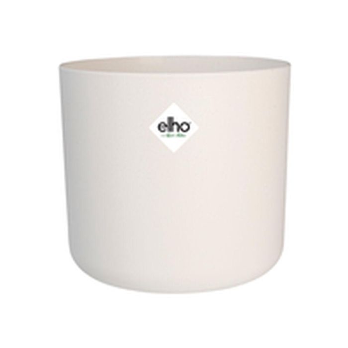 ELHO B.for Maceta Soft Round 35 - Blanco - Ø 35 x H 32 cm - interior - 100% reciclado