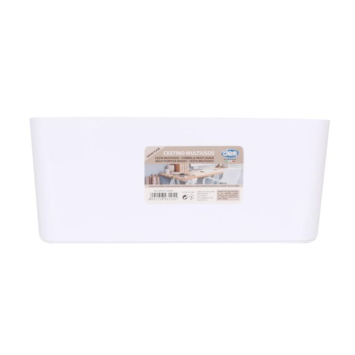 Cesta Multiusos Dem 33 x 24 x 14.5 cm (12 Unidades) 1 Cesta Multiusos Dem 33 x 24 x 14.5 cm (12 Unidades) 1
