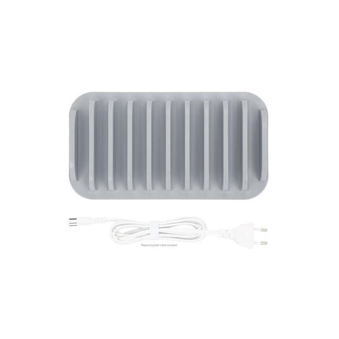 MANHATTAN Estación de Carga USB 10 Puertos 120W, Blanco/Gris, para Sobremesa con Protección de Sobretensión 4 MANHATTAN Estación de Carga USB 10 Puertos 120W, Blanco/Gris, para Sobremesa con Protección de Sobretensión 4