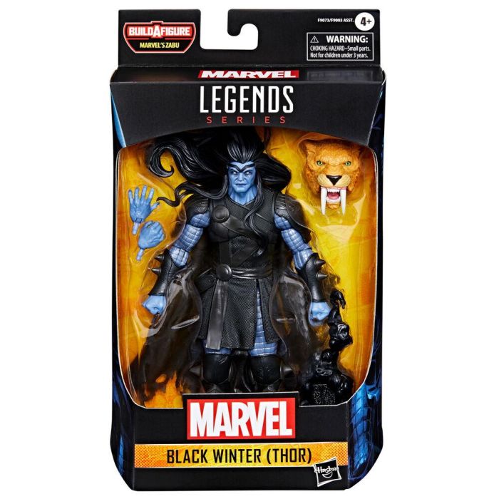 Hasbro Figura Black Winter Thor Marvel Legends Series 15cm, Figura de Acción Articulada Coleccionable con Accesorios, 20 Puntos Articulación