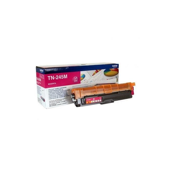 Brother TN-245M Tóner Original Magenta Alta Capacidad - 2.200 páginas - Compatible con Brother DCP/HL/MFC