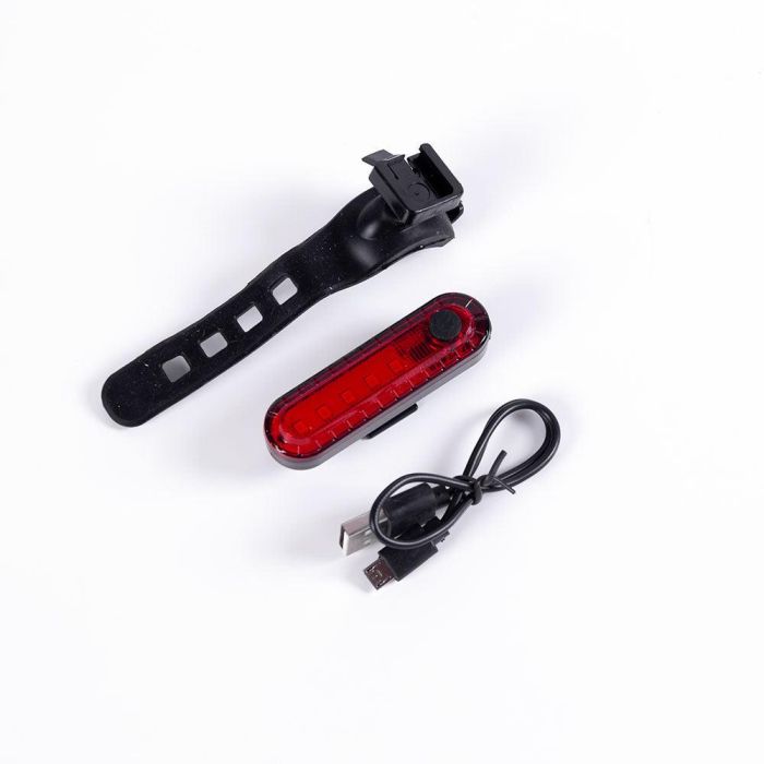 Luz Trasera Bicicleta LED 3 Niveles+Destello 3