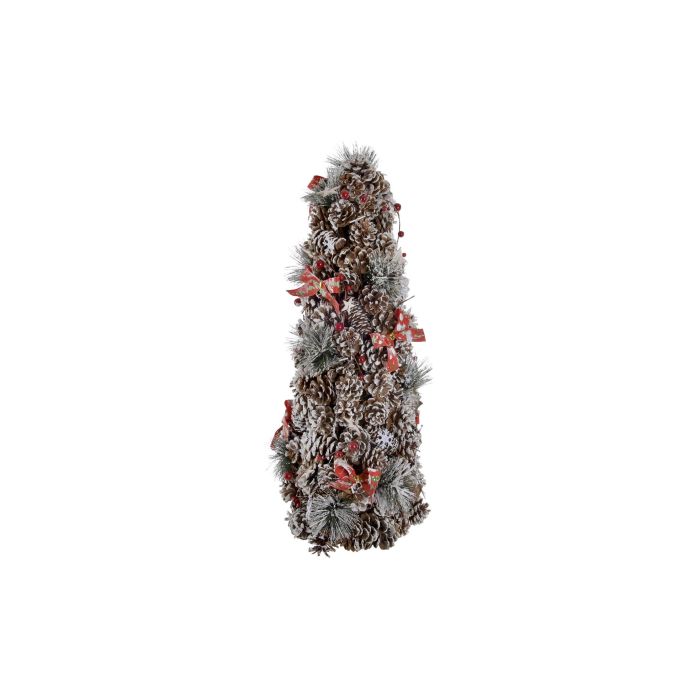 Arbol Navidad Tradicional DKD Home Decor Natural Rojo 69 x 27 cm