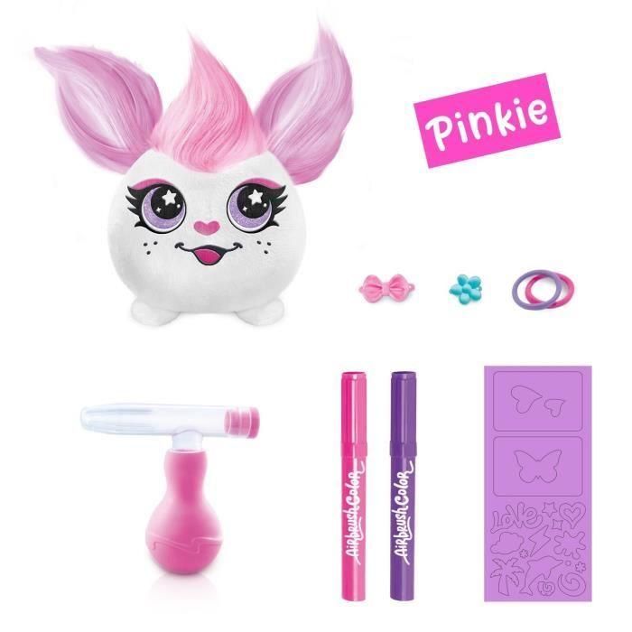Canal Toys - Peluche Airbrush - Mini peluche Hair'iffic para peinar y decorar con rotuladores - AIR 038 - Modelo de peluche aleatorio 3 Canal Toys - Peluche Airbrush - Mini peluche Hair'iffic para peinar y decorar con rotuladores - AIR 038 - Modelo de peluche aleatorio 3