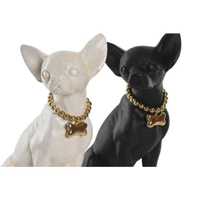 Figura Moderno DKD Home Decor Blanco Negro 11.5 x 24.5 x 17 cm (4 Unidades) 1 Figura Moderno DKD Home Decor Blanco Negro 11.5 x 24.5 x 17 cm (4 Unidades) 1