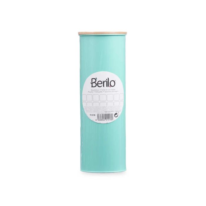 Escobillero Metal Tapa Bambu Menta Berilo 9X27CM (6 Unidades) 2 Escobillero Metal Tapa Bambu Menta Berilo 9X27CM (6 Unidades) 2