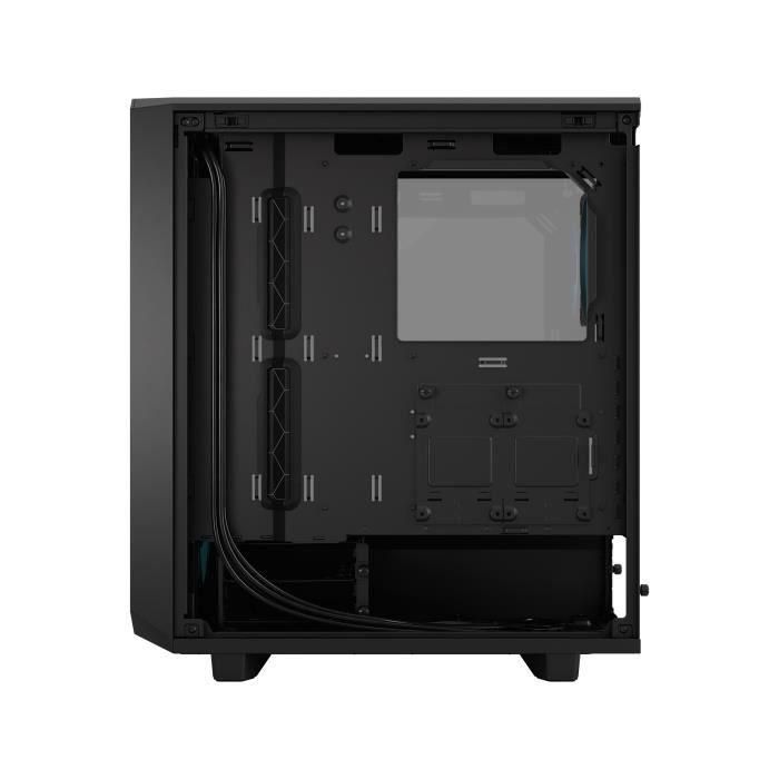 Fractal Design FRA7340172703839 Meshify 2 Compact Lite Torre ATX Negra con RGB y Cristal Templado Tintado para PC de Diseño 3