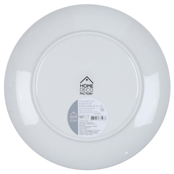 Home Deco Factory Mirage Plato Llano Mandala Azul Diámetro 26 cm 1 Home Deco Factory Mirage Plato Llano Mandala Azul Diámetro 26 cm 1