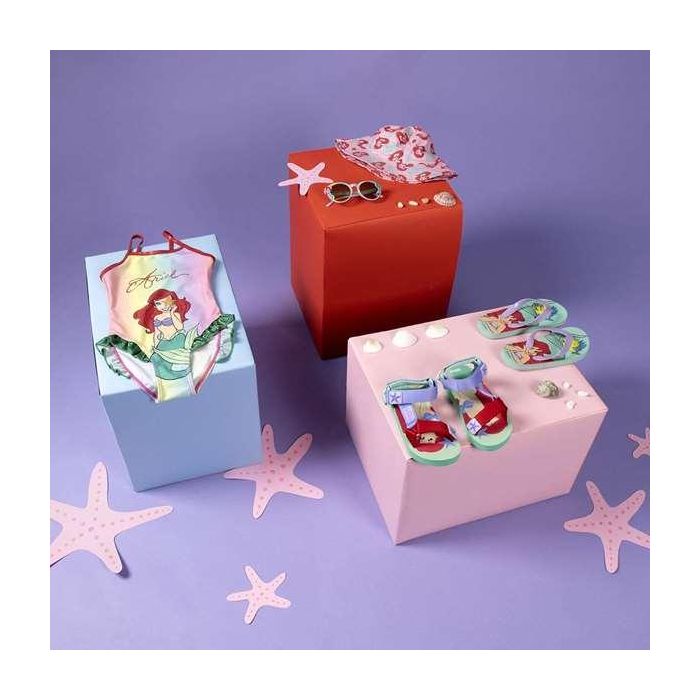 Sandalias Infantiles Disney Princess Turquesa 32 4