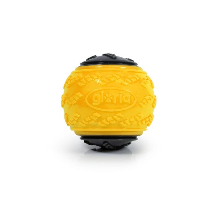 Play And Run Pelota Mega Squeaker L 8.89 cm Amarilla-Gris 2 Play And Run Pelota Mega Squeaker L 8.89 cm Amarilla-Gris 2