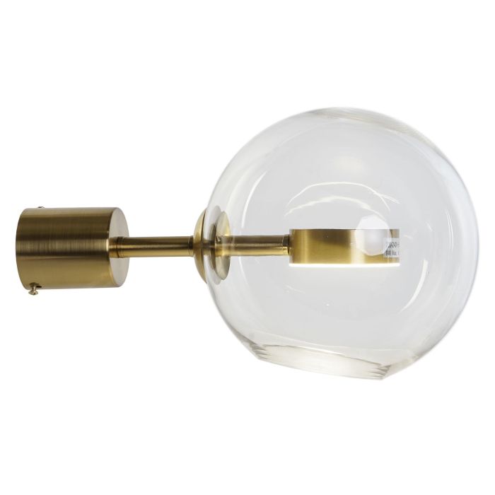 DKD Home Decor Lámpara Aplique Moderno Dorado Cristal y Metal 25 x 20 x 20 cm 1 DKD Home Decor Lámpara Aplique Moderno Dorado Cristal y Metal 25 x 20 x 20 cm 1