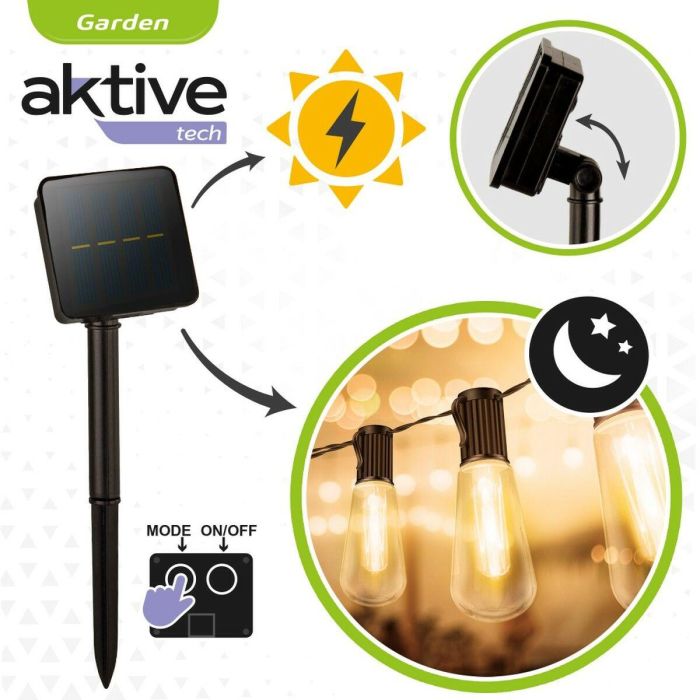 Guirnalda de Luces LED Aktive LED 200 x 11 x 4 cm (6 Unidades) 1 Guirnalda de Luces LED Aktive LED 200 x 11 x 4 cm (6 Unidades) 1