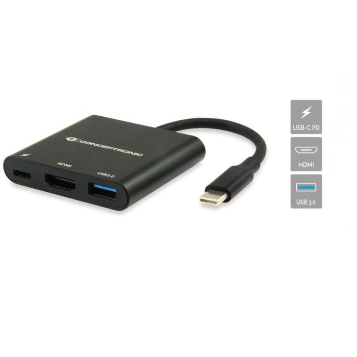 Hub USB Conceptronic DONN01B Negro 5 Hub USB Conceptronic DONN01B Negro 5