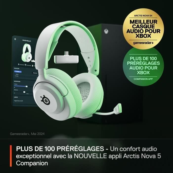 Auriculares inalámbricos para juegos - STEELSERIES - Arctis Nova 5X - Blanco 3 Auriculares inalámbricos para juegos - STEELSERIES - Arctis Nova 5X - Blanco 3
