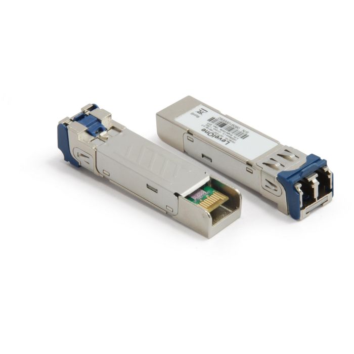 LevelOne GVT-0301 Transceptor SFP Mini GBIC LX/LC Fibra Óptica Monomodo 1250 Mbit/s 10 km 1 LevelOne GVT-0301 Transceptor SFP Mini GBIC LX/LC Fibra Óptica Monomodo 1250 Mbit/s 10 km 1