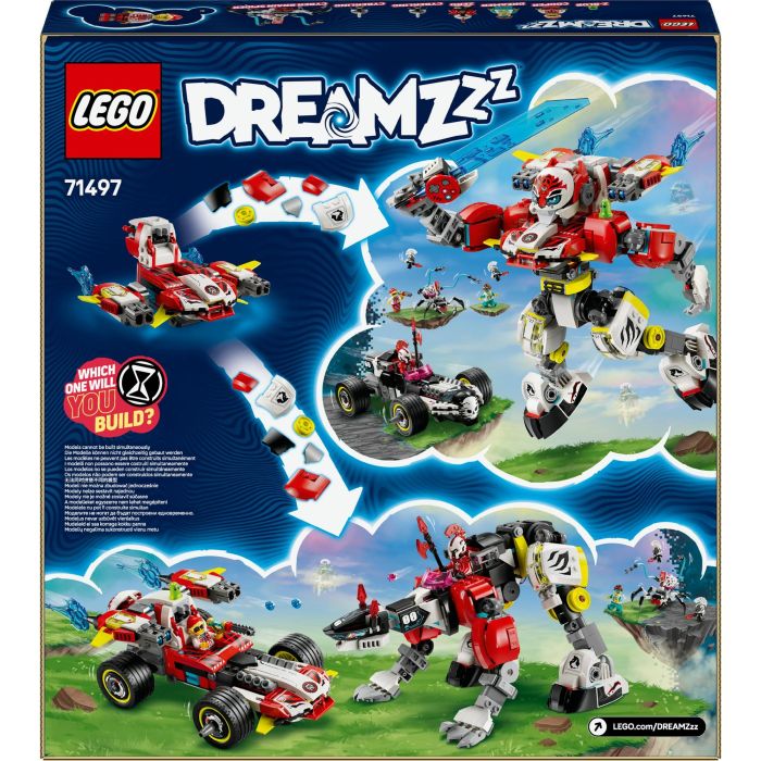 LEGO 71497 DREAMZzz Robot Tigre de Cooper y Corredor de Zero Juguete de Construcción 3 en 1 8