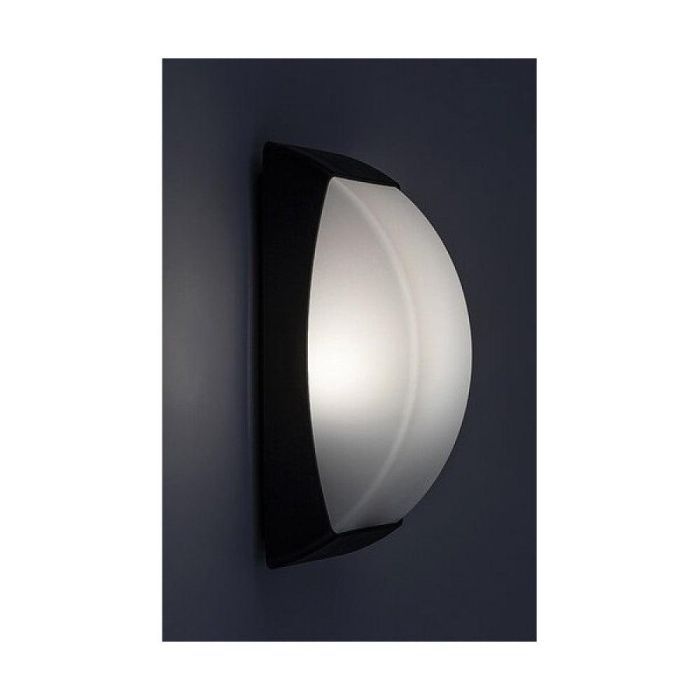 RABALUX RAB-7797 Aplique Exterior Opole, Cuadrado Plástico Negro Mate con Pantalla Blanca, 1xE27, IP65 para Jardín y Terraza 4 RABALUX RAB-7797 Aplique Exterior Opole, Cuadrado Plástico Negro Mate con Pantalla Blanca, 1xE27, IP65 para Jardín y Terraza 4