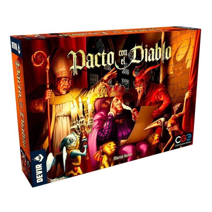 Devir Juego de Mesa Pacto con el Diablo - Juego de Estrategia para 4 Jugadores, 14+ Años, 120 Minutos 0 Devir Juego de Mesa Pacto con el Diablo - Juego de Estrategia para 4 Jugadores, 14+ Años, 120 Minutos 0