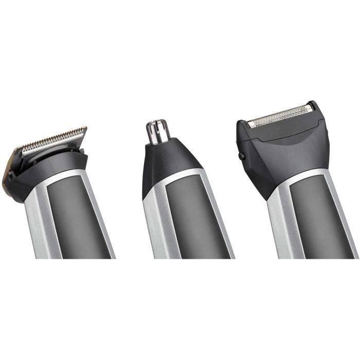 Recortadora de titanio inalámbrica multifunción 8 en 1 BABYLISS MT726E - Autonomía 60min - 3 accesorios intercambiables - Cabezales lavables 3 Recortadora de titanio inalámbrica multifunción 8 en 1 BABYLISS MT726E - Autonomía 60min - 3 accesorios intercambiables - Cabezales lavables 3