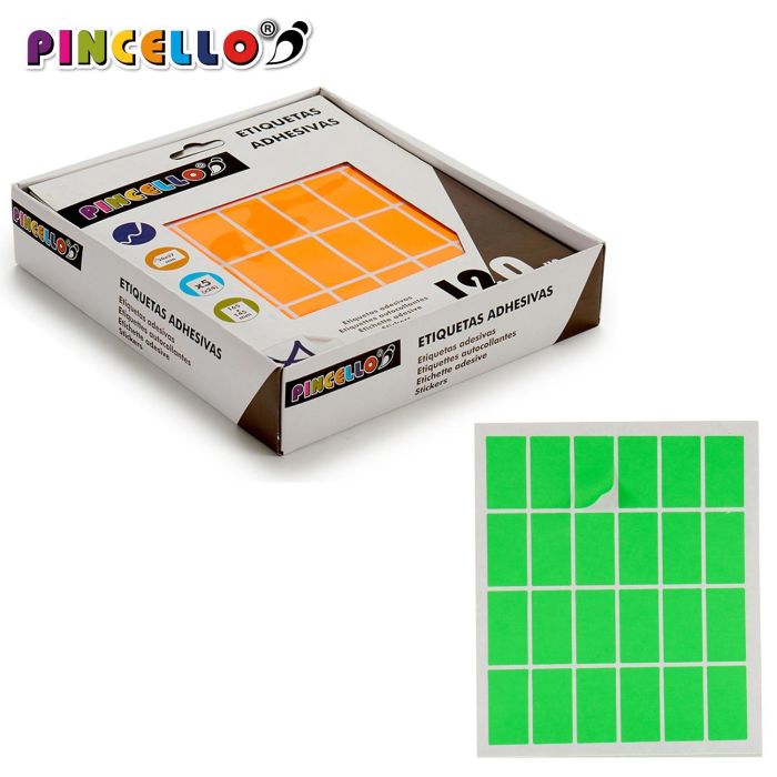 Etiquetas Adhesivas 20X37Mm Rect Surtidos 5Pag Pincello (120 Unidades) 2 Etiquetas Adhesivas 20X37Mm Rect Surtidos 5Pag Pincello (120 Unidades) 2