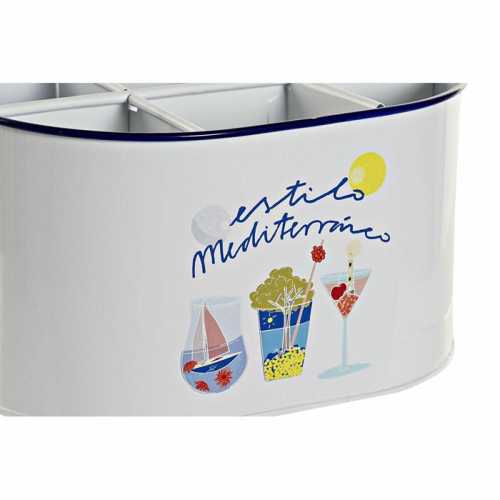 Cubo DKD Home Decor Blanco 17 x 13 x 24.5 cm 2 Cubo DKD Home Decor Blanco 17 x 13 x 24.5 cm 2