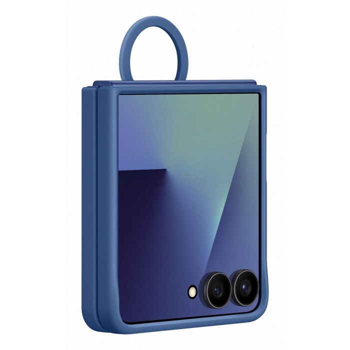 Samsung Ring Case (Silicone) fr Galaxy Flip7 Blue 1 Samsung Ring Case (Silicone) fr Galaxy Flip7 Blue 1