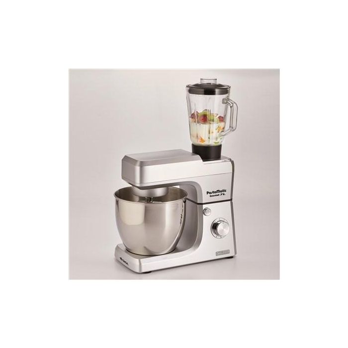 Ariete 1598/1 Robot de Cocina Gourmet 7L con Jarra de Vidrio 1.5L, Acero Inoxidable y Accesorios - Pastamatic 4 Ariete 1598/1 Robot de Cocina Gourmet 7L con Jarra de Vidrio 1.5L, Acero Inoxidable y Accesorios - Pastamatic 4