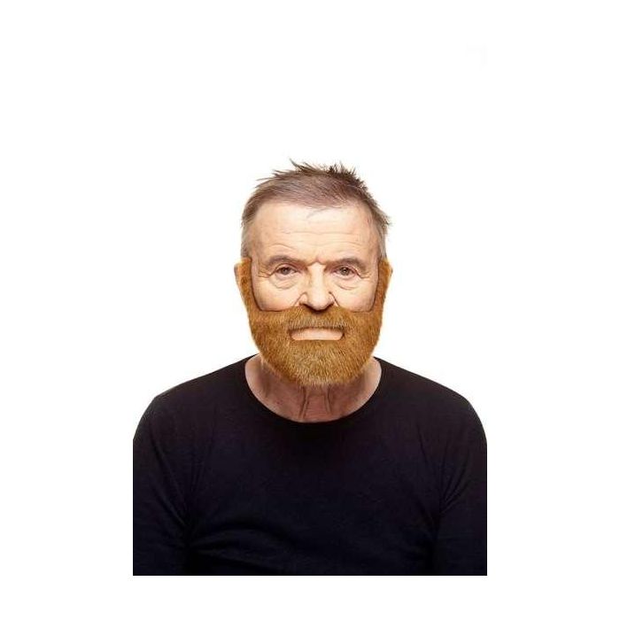 Barba, bigote y cejas adulto talla única Barba, bigote y cejas adulto talla única