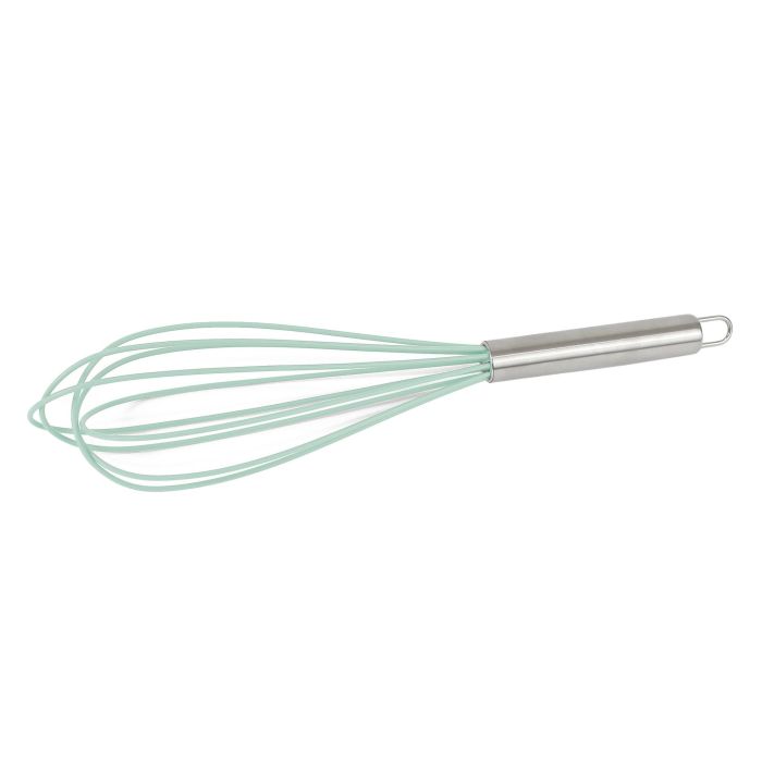 Batehuevos de acero inoxidable y silicona 26 cm - Wooow (36 Unidades) 3 Batehuevos de acero inoxidable y silicona 26 cm - Wooow (36 Unidades) 3