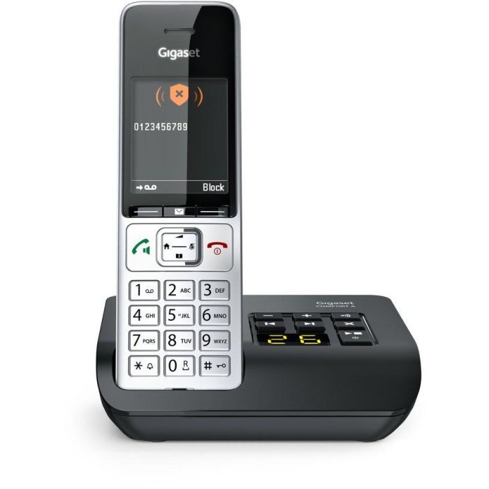 Gigaset COMFORT 500A Teléfono DECT/analógico con Contestador Automático, Pantalla a Color TFT 2.2", Manos Libres, Agenda 200 Contactos, Plata/Negro 13 Gigaset COMFORT 500A Teléfono DECT/analógico con Contestador Automático, Pantalla a Color TFT 2.2", Manos Libres, Agenda 200 Contactos, Plata/Negro 13