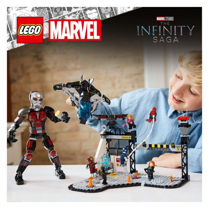 Lego Marvel 76314 La Batalla del Capitán América: Civil War Juguete para niño de 10 años 11