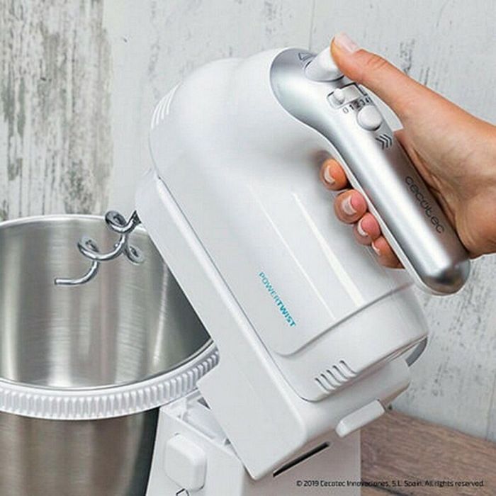 Batidora-Amasadora Cecotec PowerTwist Steel 500W 3,5 L Blanco Inox 2 Batidora-Amasadora Cecotec PowerTwist Steel 500W 3,5 L Blanco Inox 2