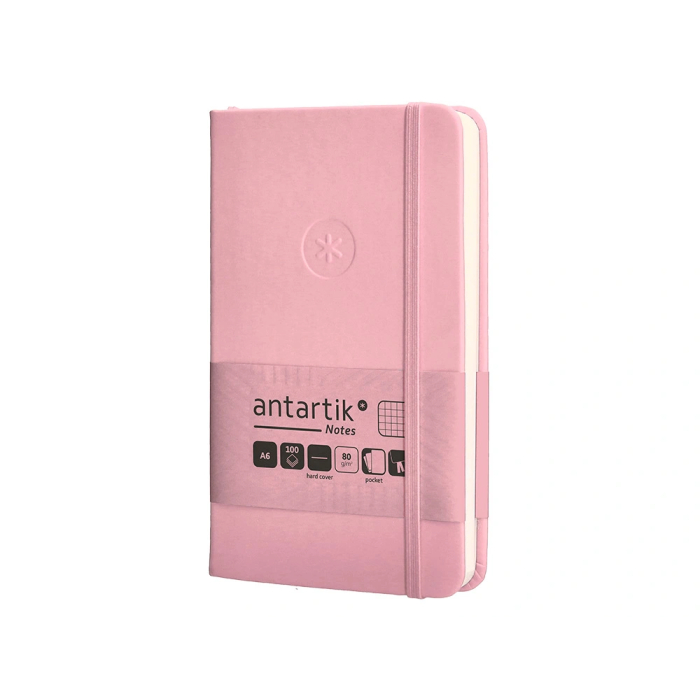 Antartik Cuaderno Tapa Dura A6 Hojas Cuadricula Rosa Pastel 100 Hojas 80 Gr Fsc 3